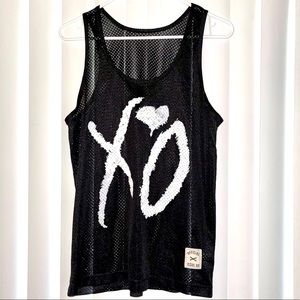 The Weeknd Official Issue XO Black Jersey Tank Top Small - RARE